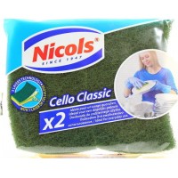 Губка кухонная целлюлозная Nicols Cello Classic, 2 шт
